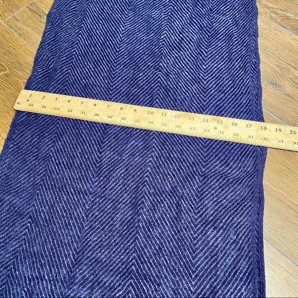 3 for $15 Modena blue chevron infinity scarf - Picture 3 of 7